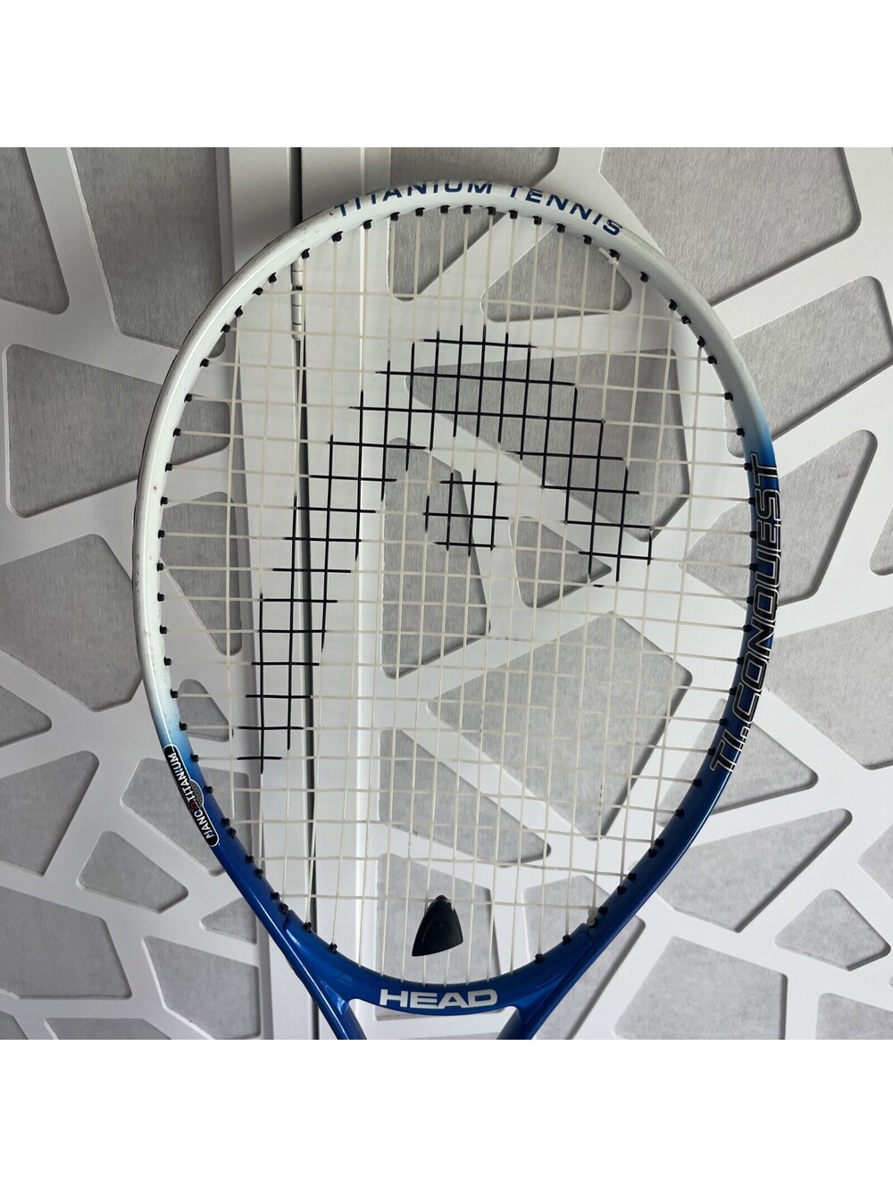 NEW Older STOCK HEAD Ti Conquest Nano Titanium Tennis Racquet 27” 4 1/4